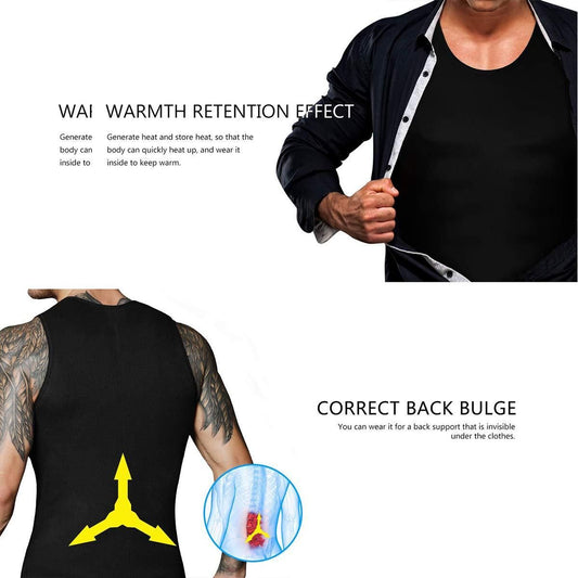 Sweat Shaper Vest for Weight Loss Sauna Slimming Workout Tanktop for Mens & Womens