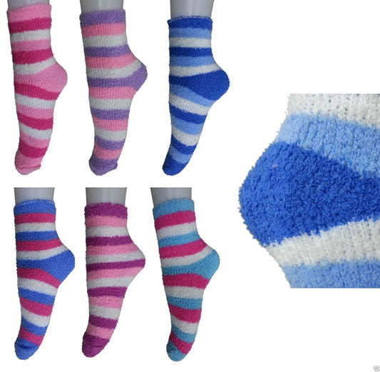 Women's  Soft & Cozy Ladies Women Girls Fuzzy Socks Winter Warm Feather Socks