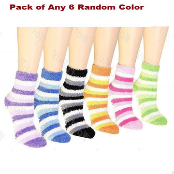 Women's  Soft & Cozy Ladies Women Girls Fuzzy Socks Winter Warm Feather Socks